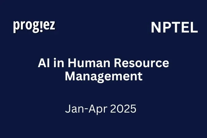 AI in Human Resource Management Nptel Answers