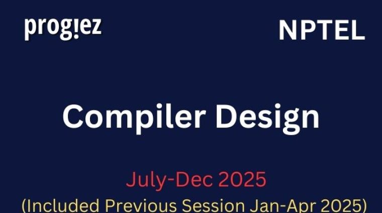 Compiler Design Nptel All Week Assignment Answer and solution Swayam Platform image Compiler Design Nptel All Week Assignment Answer and solution Swayam Platform image
