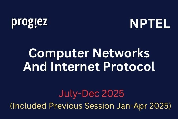 Computer Networks And Internet Protocol Nptel All Week Assignment Answer and solution Swayam Platform image