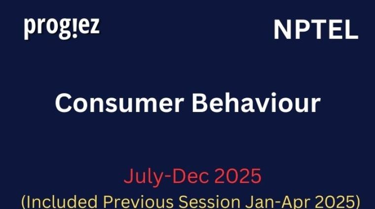 Consumer Behaviour Nptel All Week Assignment Answer and solution Swayam Platform image