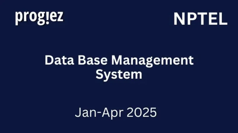 Data Base Management System Nptel Answers