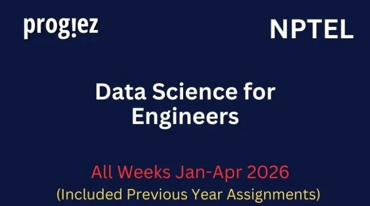 Data Science for Engineers Nptel All Week Assignment Answer and solution Swayam Platform image