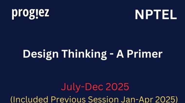 Design Thinking - A Primer Nptel All Week Assignment Answer and solution Swayam Platform image