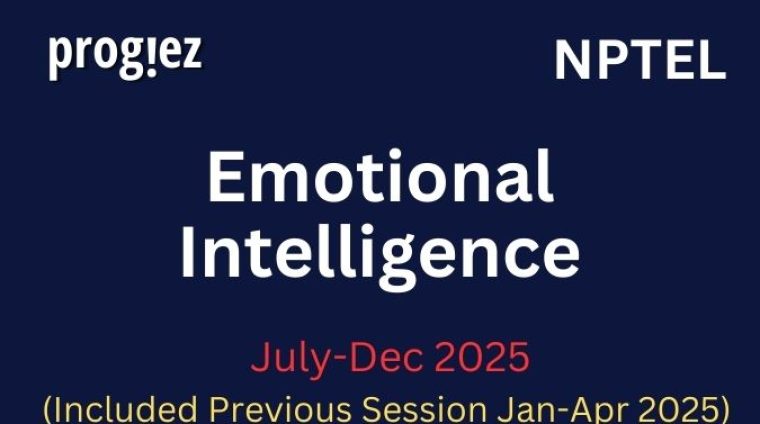 Emotional Intelligence All Week Assignment Answer and solution Swayam Platform image