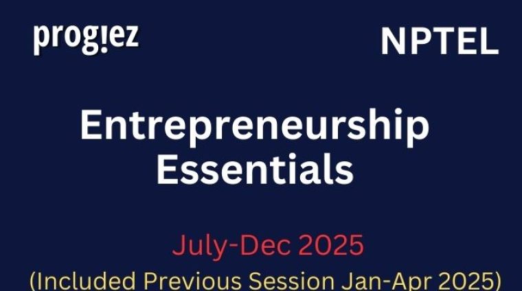 Entrepreneurship Essentials All Week Assignment Answer and solution Swayam Platform image