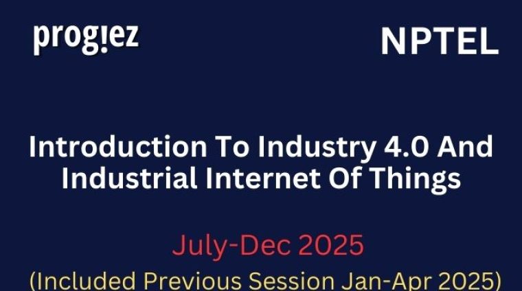 Introduction To Industry 4.0 And Industrial Internet Of Things Nptel All Week Assignment Answer and solution Swayam Platform image