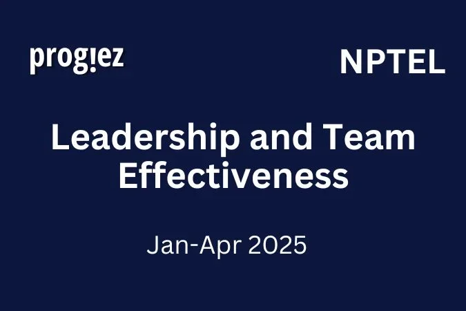 Leadership and Team Effectiveness Answers