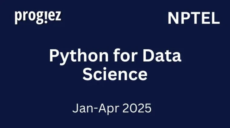 Python for Data Science Nptel Answers