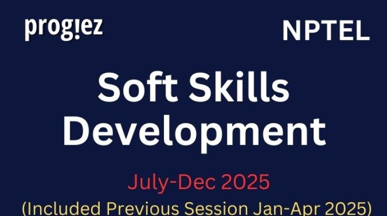 Soft Skills Development Nptel All Week Assignment Answer and solution Swayam Platform image