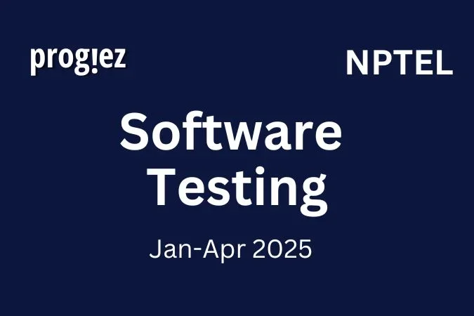 Software Testing Nptel Assignment Answers