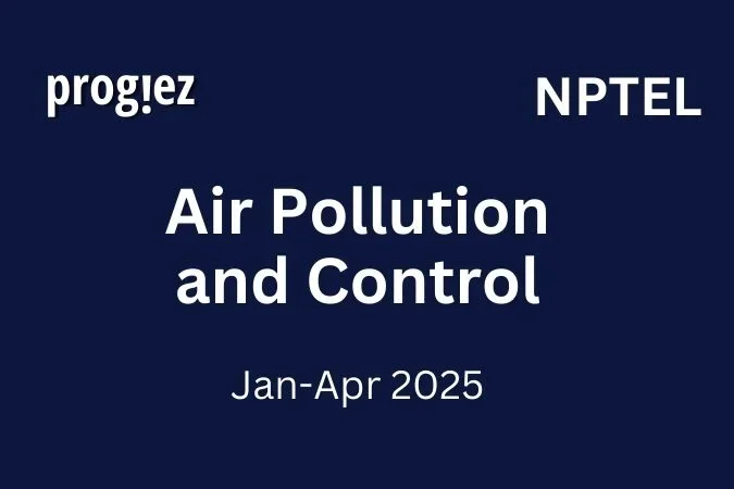 Air Pollution and Control Nptel Answers