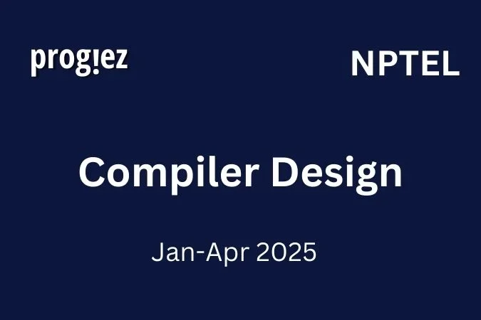 Compiler Design Nptel Assignment Answers