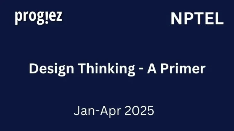 Design Thinking A Primer Nptel Answers