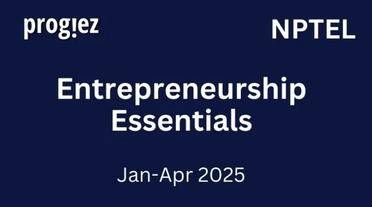 Entrepreneurship Essentials Nptel Answers