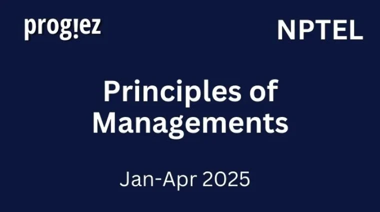 Principles of Management Nptel Answers