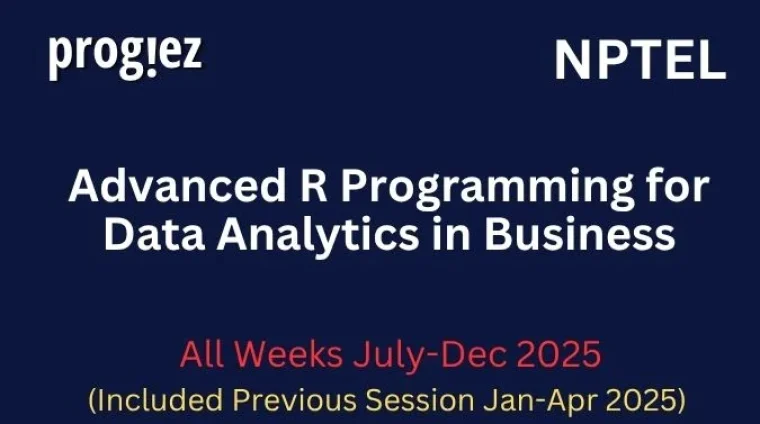 Advanced R Programming for Data Analytics in BusinessAll Week Assignment Answer and solution Swayam Platform image