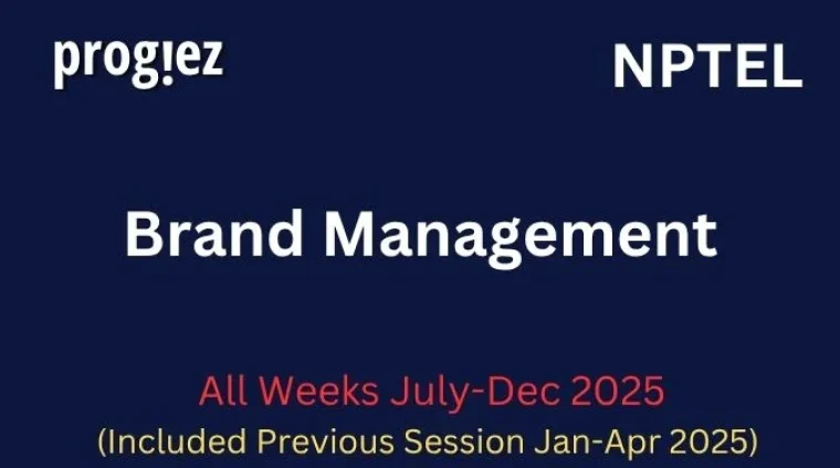 Brand Management Nptel Assignment Answers