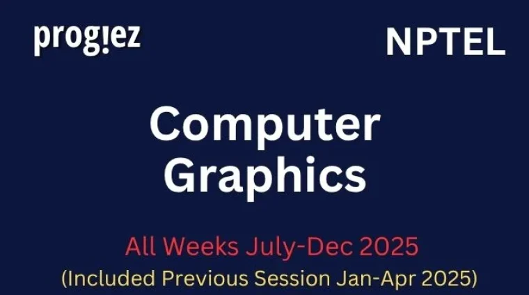 Computer Graphics Nptel Assignment Answers
