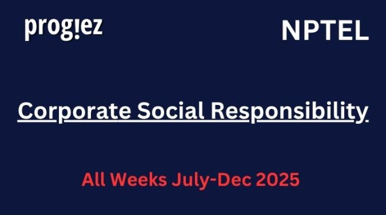 Corporate Social Responsibility Nptel Answers