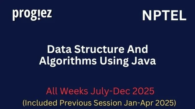Data Structure and Algorithms using Java Nptel Answers