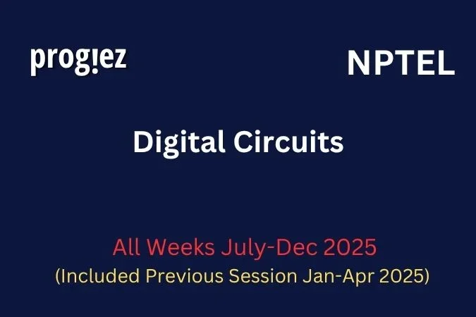 Digital Circuits Nptel Assignment Answers