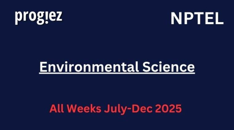 Environmental Science Nptel Assignment Answers