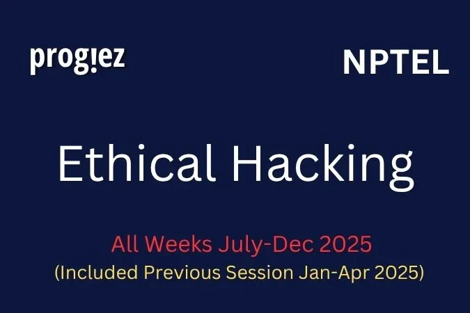 Ethical Hacking Nptel Assignment Answers