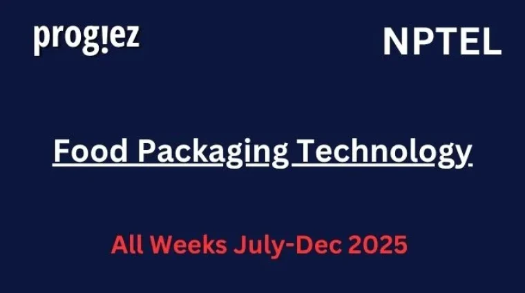 Food Packaging Technology Nptel Answers