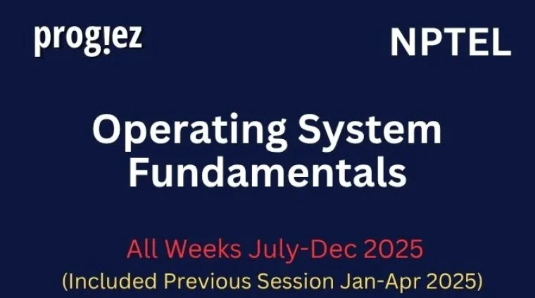 Operating System Fundamentals Nptel Answers