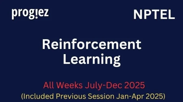 Reinforcement Learning Nptel Answers