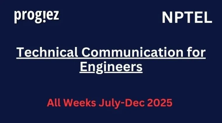 Technical Communication for Engineers Nptel Answers
