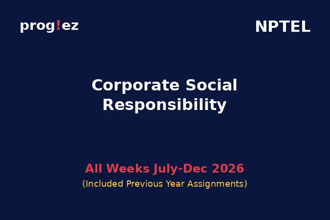 Corporate Social Responsibility July-Dec 2026