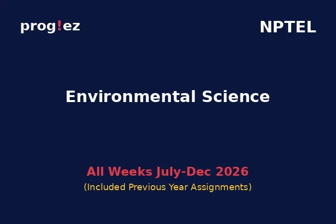 Environmental Science July-Dec 2026
