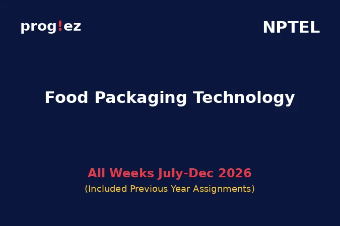 Food Packaging Technology July-Dec 2026