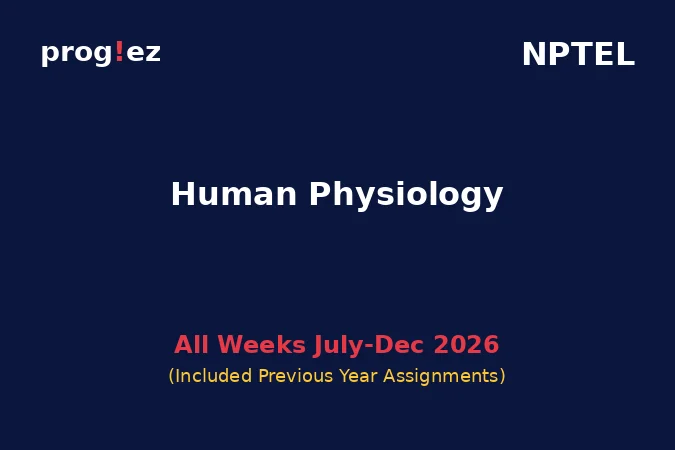 Human Physiology July-Dec 2026