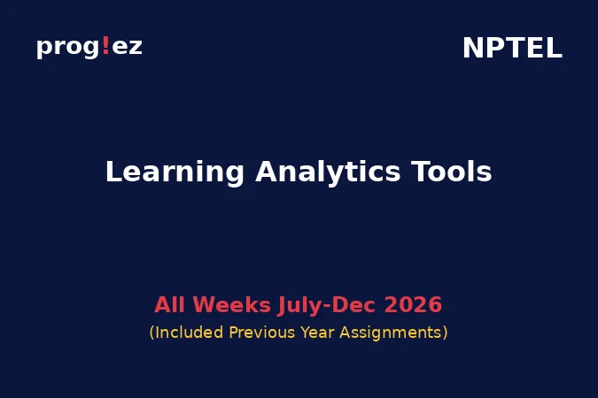Learning Analytics Tools July-Dec 2026