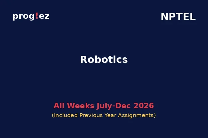 Robotics July-Dec 2026