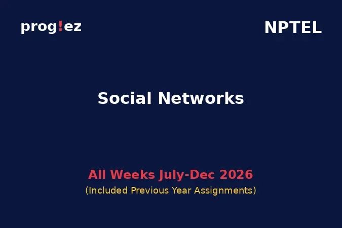 Social Networks July-Dec 2026
