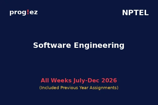 Software Engineering July-Dec 2026